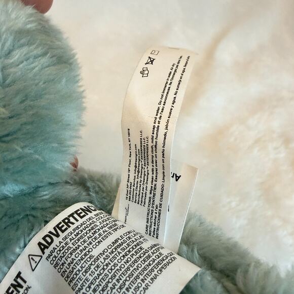 11" Musical Lullaby Triceratops Plush Green Soother Stroller Clip 2023 Dream Gro - Picture 7 of 9